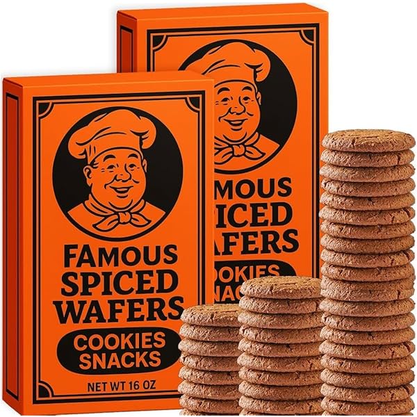 Amazon.com: Spiced Wafers Famous Cookies | Natural Ingredients